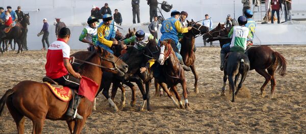 III Всемирные игры кочевников. 5 день. Полуфинал по кок-бору - Sputnik Кыргызстан