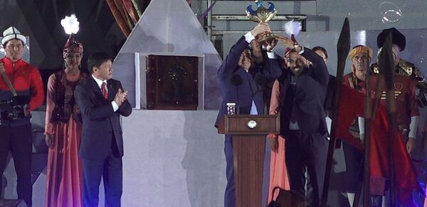 Это незабываемо! Самое интересное с закрытия Игр кочевников — видео - Sputnik Кыргызстан