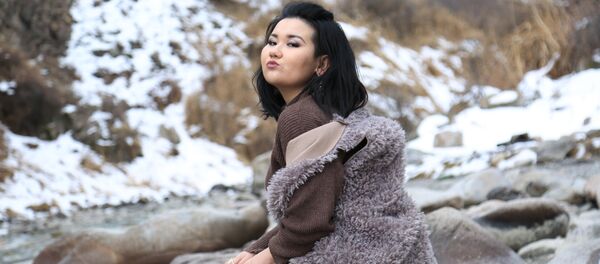 Студентка престижного Санкт-Петербургского государственного института кино и телевидения Айзада Бекбалаева Студентка престижного Санкт-Петербургского государственного института кино и телевидения Айзада Бекбалаева - Sputnik Кыргызстан