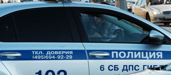 Москва шаарындагы полиция автоунаасы. Архив - Sputnik Кыргызстан