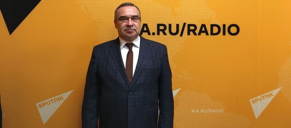 Заведующий кафедрой политологии и социологии Российского экономического университета имени Плеханова, эксперт Ассоциации военных политологов Андрей Кошкин. Архивное фото - Sputnik Кыргызстан