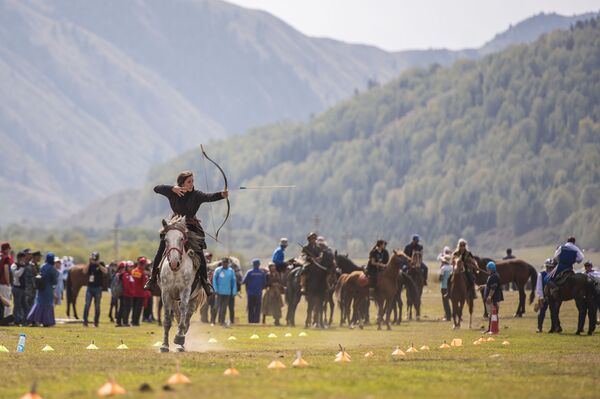 III Всемирные игры кочевников. Этногородок Кырчын - Sputnik Кыргызстан