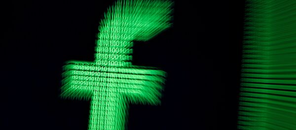 Трехмерная эмблема Facebook - Sputnik Кыргызстан