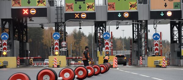 Платная дорога в объезд города Одинцово в Московской области - Sputnik Кыргызстан