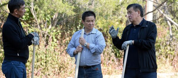 Субботник в Ботаническом саду им. Э. З. Гареева в Бишкеке - Sputnik Кыргызстан