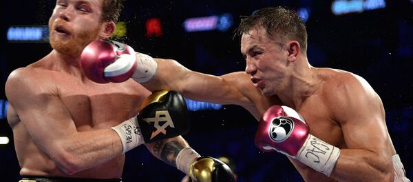 Боксерский поединок Геннадия Головкина и Сауля Альвареса - Sputnik Кыргызстан