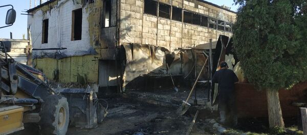 Пожар в этнокомплекса Супара - Sputnik Кыргызстан