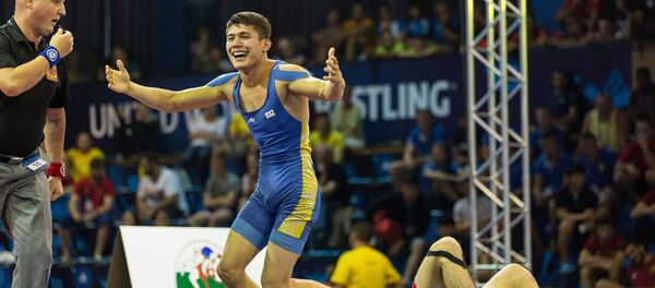 Борец греко-римского стиля из Кыргызстана Эрбол Бакиров - Sputnik Кыргызстан