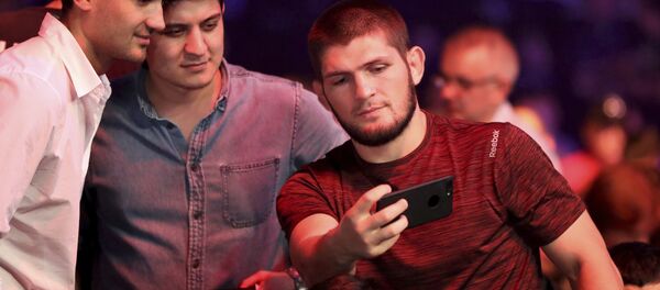 Жеңил салмак боюнча UFC чемпиону Хабиб Нурмагомедов. Архив - Sputnik Кыргызстан