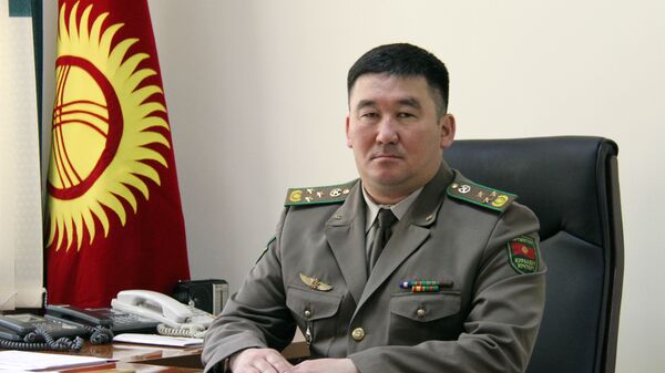Глава Пограничной службы ГКНБ КР Уларбек Шаршеев. Архивное фото - Sputnik Кыргызстан