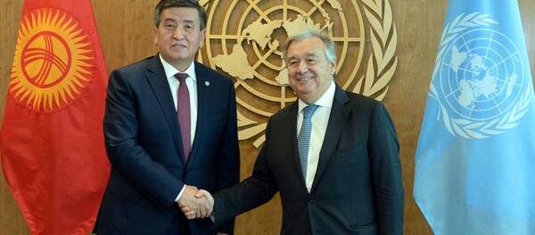 Поездка президента КР в Нью-Йорк для участия в общих дебатах 73-й сессии Генеральной Ассамблеи ООН - Sputnik Кыргызстан