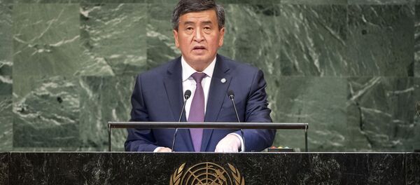Выступление президента КР Сооронбая Жээнбекова на 73-й сессии Генеральной Ассамблеи ООН - Sputnik Кыргызстан