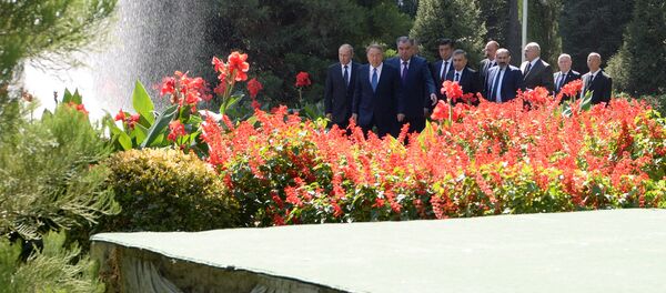 Заседание Совета Глав государств СНГ в Душанбе Заседание Совета Глав государств СНГ в Душанбе - Sputnik Кыргызстан