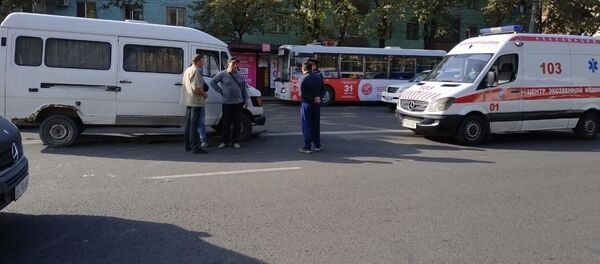 Наезд на инспектора УОБДД ГУВД в Бишкеке - Sputnik Кыргызстан