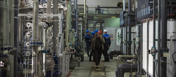 Работы по строительству химцеха в ТЭЦ Бишкека - Sputnik Кыргызстан