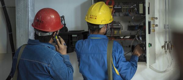 Работы по строительству химцеха в ТЭЦ Бишкека - Sputnik Кыргызстан