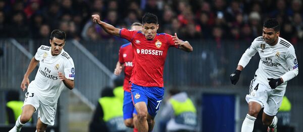 Футбол. Лига чемпионов. Матч ЦСКА - Реал Мадрид Футбол. Лига чемпионов. Матч ЦСКА - Реал Мадрид - Sputnik Кыргызстан