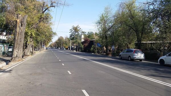 Реконструкция улицы Лермонтова в Бишкеке - Sputnik Кыргызстан