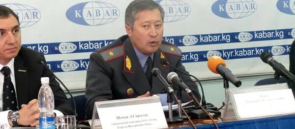 ИИМдин атайылаштырылган мамлекеттик күзөт башкы башкармалыгынын жетекчиси Талантбек Исаев. Архив - Sputnik Кыргызстан