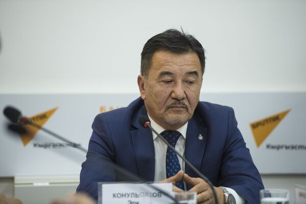 Генеральный секретарь кыргызстанской секции Международной полицейской ассоциации Эркин Конулькулов - Sputnik Кыргызстан