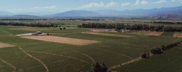 Горный хребет на границе Иссык-Кульской и Нарынской областей. Архивное фото Горный хребет на границе Иссык-Кульской и Нарынской областей. Архивное фото - Sputnik Кыргызстан