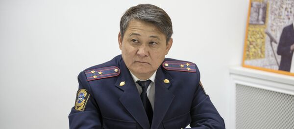 Заместитель начальника ГУПМ МВД КР Ыманалы Саркулов - Sputnik Кыргызстан