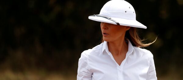 Африка боюнча болгон турненин алкагында Кенияга барган Меланья Трамп - Sputnik Кыргызстан