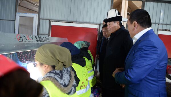 Открытие завода по переработке фасоли в Таласской области - Sputnik Кыргызстан