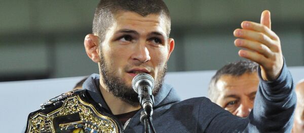 Мушкер Хабиб Нурмагомедов. Архив - Sputnik Кыргызстан