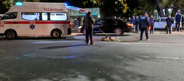 Бишкекте Toyota Camry унаасы эркек кишини коюп кетип жеринде мүрт кетти - Sputnik Кыргызстан