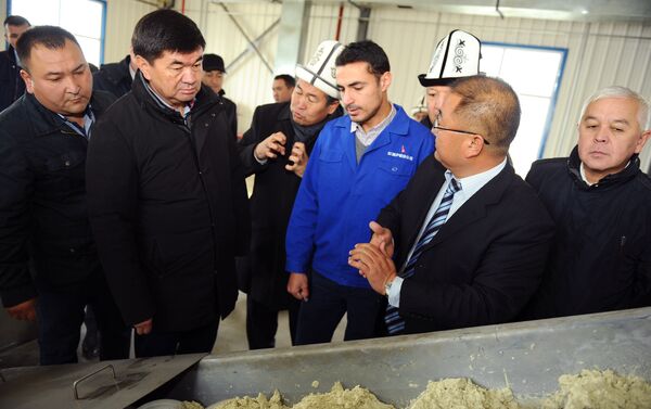 По его словам, завод станет единственным в стране по производству аммонита, который будет использоваться в горнодобывающей промышленности, строительстве дорог и высоковольтных линий - Sputnik Кыргызстан