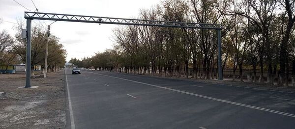 Установка камер фиксации на дорогах Балыкчи - Sputnik Кыргызстан