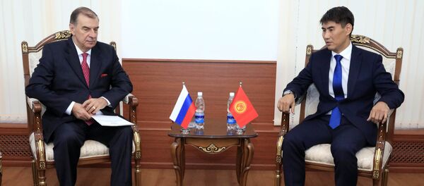 Встреча главы МИД КР Чынгыза Айдарбекова с послом России в КР Андрея Крутько - Sputnik Кыргызстан