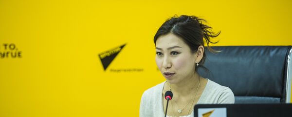 Мастер-класс студентам Кыргызского национального и Бишкекского гуманитарного университетов, а также КТУ Манас - Sputnik Кыргызстан