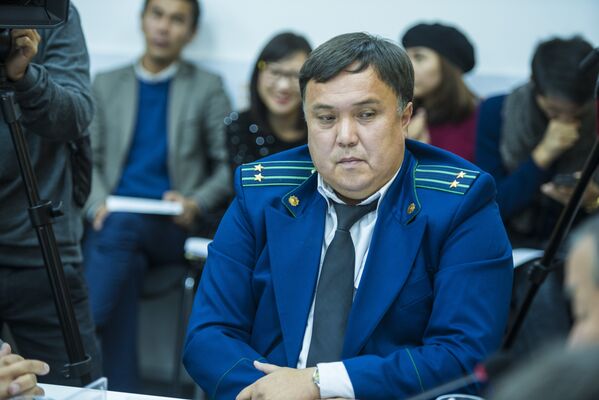 Представитель Транспортной прокуратуры Рустам Кожобеков - Sputnik Кыргызстан