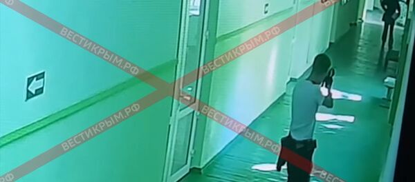 Опубликовано шокирующее видео нападения на людей в керченском колледже Опубликовано шокирующее видео нападения на людей в керченском колледже - Sputnik Кыргызстан