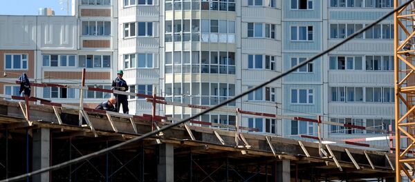 Курулуш иштери. Архивдик сүрөт Курулуш иштери. Архивдик сүрөт - Sputnik Кыргызстан