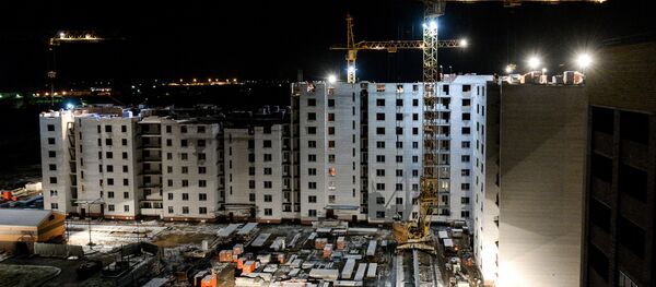 Строящийся жилой комплекс. Архивное фото - Sputnik Кыргызстан