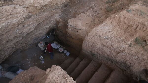 В Кыргызстане есть человек, живущий в пещере. Видео - Sputnik Кыргызстан