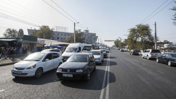 Проблема автомобильного затора в Бишкеке - Sputnik Кыргызстан