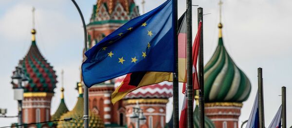 Флаг Европейского Союза в Москве - Sputnik Кыргызстан