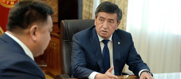 Президент КР Сооронбай Жээнбеков принял главу Минсельхоза Нурбека Мурашева - Sputnik Кыргызстан