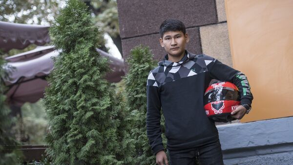 Картинг боюнча Кыргызстандын 8 жолку чемпиону Улукбек Байзаков - Sputnik Кыргызстан