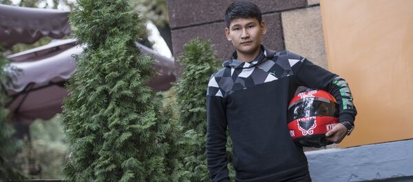 Восьмикратный чемпион Кыргызстана по картингу Улукбек Байзаков - Sputnik Кыргызстан