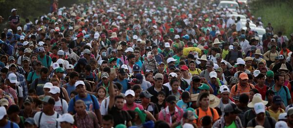 Мигранты из Центральной Америки направляются в США - Sputnik Кыргызстан