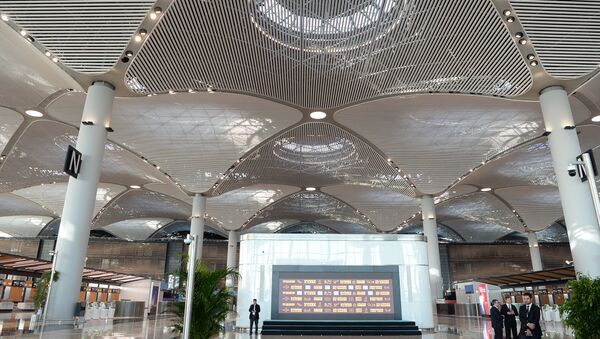Дүйнөдөгү эң ири аэропорт боло турган Стамбулдагы аба майдан биринчи этаптагы ишин баштады - Sputnik Кыргызстан