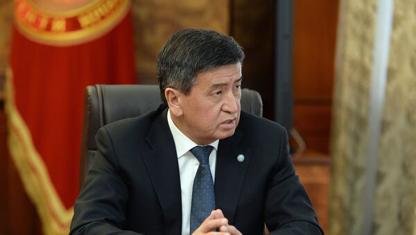 Кыргызстандын пезиденти Сооронбай Жээнбеков - Sputnik Кыргызстан