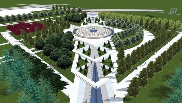 Эскиз реконструкции парка Победы имени Даира Асанова - Sputnik Кыргызстан