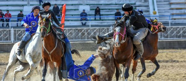 Чемпионат КР по кок-бору в Оше Чемпионат КР по кок-бору в Оше - Sputnik Кыргызстан