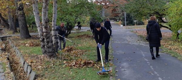 Общегородской субботник в Бишкеке - Sputnik Кыргызстан